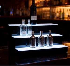 바 소유자 및 소매 구매자를 위한 상업용 LED 조명 쇼케이스-계층 디스플레이 선반 (바/라운지/향수 샵) - Product Image 4