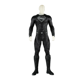 Superman negro personalizado de alta calidad para hombres adultos colección Personal Cosplay personaje de película trajes de juego de rol vestidos Top - Product Image 5