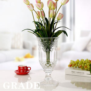 Moderne becher förmige Klarglas vase im nordischen Stil Großer kleiner Zylinder hoch für Wohnkultur Büro Desktop Großhandel für Hotels - Product Image 4