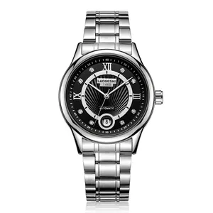 Laogeshi Charme Diamant En Romeinse Cijfers Horloge Cadeau Voor Mannen Automatische Mechanische Horloges