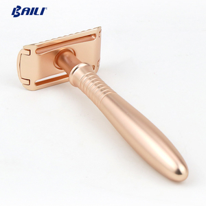 Caja de regalo para depilación de Hotel, cosmética, uso diario, maquinilla de afeitar Baili de Metal negro de seguridad, la mejor maquinilla de afeitar de doble filo - Product Image 4
