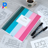 Organisateur/Agenda A5 personnalisé en gros avec impression couleur, couverture souple, reliure spirale, 100 feuilles de papier offset
