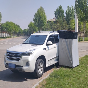Top qualité 4x4 SUV côté Portable auvent tente <span class=keywords><strong>de</strong></span> <span class=keywords><strong>douche</strong></span> pliable extérieur changeant auvent pour le Camping - Product Image 3