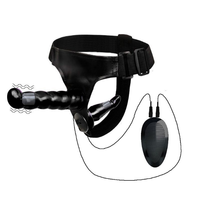 Strap-on 2 Dildos Réalistes Harnais Réglable Strapon Stimulation du Point G Pegging pour Femmes Couple Lesbien TPE+Nylon