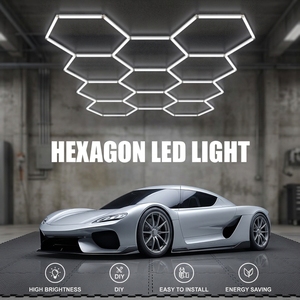 New Design Hexagonal LED Garage Lights-Waterproof Bright Easy Installation for <strong>Car</strong> <strong>Detailing</strong> &amp; Landscape/Garden Use - Product Image 5