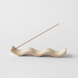 モダンでシンプル 陶器製お香立て ハンドメイド スティックホルダー クリエイティブな線香立て 素朴な香炉 インテリア - Product Image 2