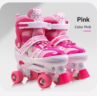 Patins à roulettes pour enfants de haute qualité, à double ou simple rangée, à roue unique, en PVC, taille réglable, vente en gros