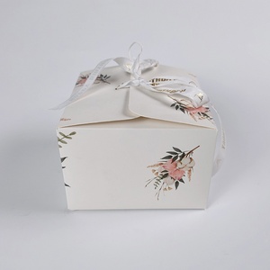 Sunshine Wholesale <b>Wedding</b> Birthday <b>Cake</b> <b>Box</b> Biodegradable Food Grade Sweet Ivory Cardboard <b>Cake</b> <b>Box</b> with Logo - Product Image 5