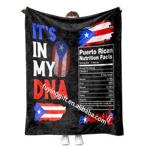 Nouveau Porto Rico Boricua Roberto Clemente Couverture Mexicaine En Gros Personnalisé Polaire Maison Voyage Jeter Couverture - Product Image 4