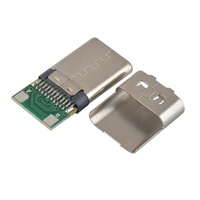 Conector Macho USB Tipo-C de Cobre, 3.0A Máx., 24 Pines