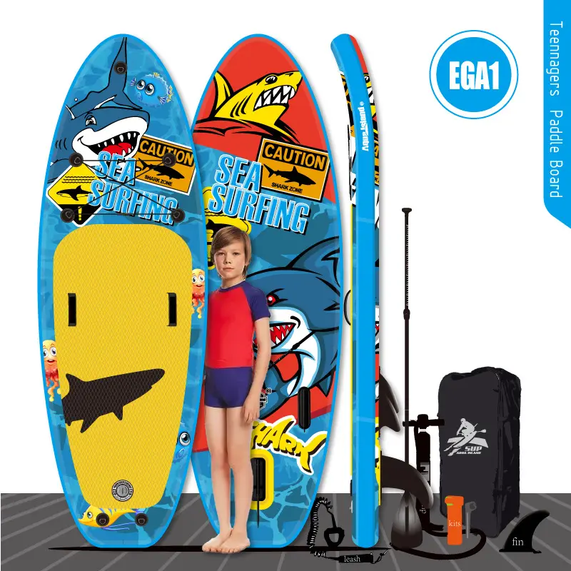 Benutzer definierte SUP Kid Kinder Paddle Board Aufblasbare Stand Up Paddle Boards Paddle Boards