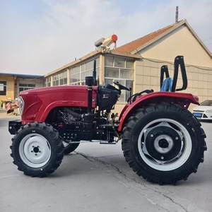 Tracteur agricole diesel à roues 4x4 de 50 CV avec moteur, boîte de vitesses et pompe pour usage agricole - Product Image 5