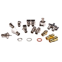 Conector BNC Recto para Soldar, Conector Macho BNC de 75 Ohmios, RG6