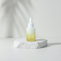 Flacon compte-gouttes en verre dépoli 50ml/100ml/120ml avec pompe pulvérisatrice et bouchon à vis pour emballage cosmétique (lotion/crème contour des yeux) et diffuseur à bâtonnets