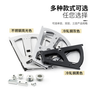 Stainless Steel Flip Top Shoe Rack Hardware Accessories Durable Polished Electroplated Metal Support Bracket For Modern Storage - Product Image 4