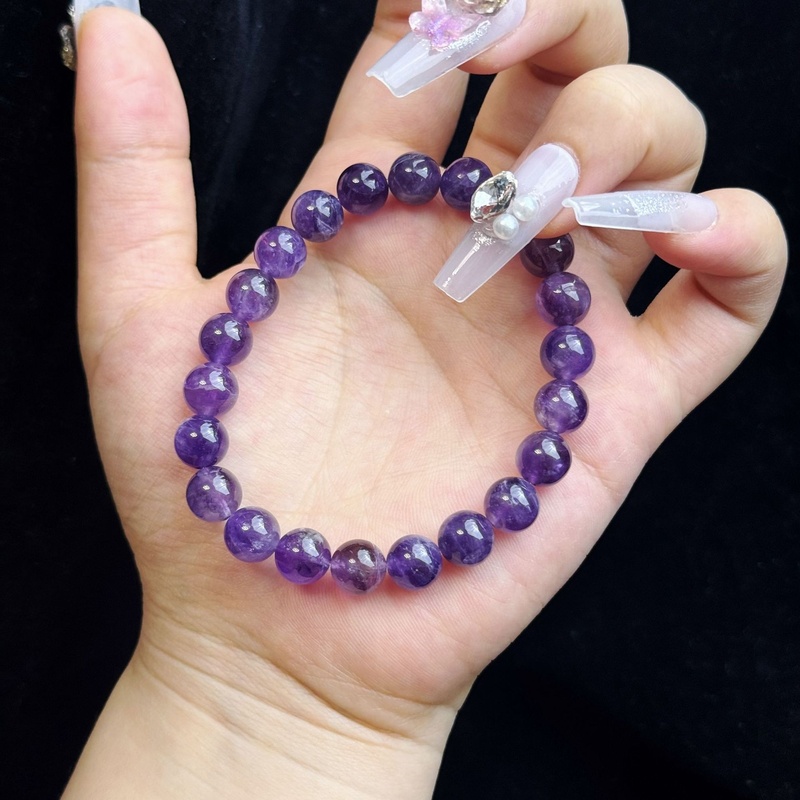 Wholesale Natural Gemstone Keychain Set Black