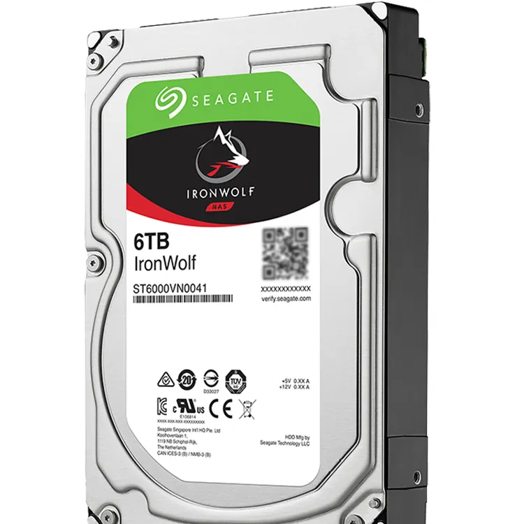 Seagate 6TB NAS Hard Drive 7200 RPM 256MB Cache SATA 6,0 Gb/s 3,5 "disco duro interno ST6000VN0041