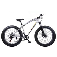 Fat Bike-Vélo de montagne en acier pour enfants, 26 pouces, 4.0 pneus, 7/21/24/27 vitesses