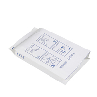 Sac d'emballage en papier kraft à fond plat, service OEM, directement de l'usine, pour usage domestique