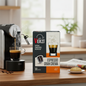 Capsule di Caffè Compatibili Nespresso 50 Verz ESPRESSO GRAN CREMA Accessori per Caffè e Tè [0,13/capsula] - Product Image 3