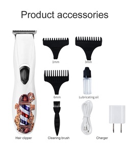 D8 professionnel électrique <span class=keywords><strong>cheveux</strong></span> pour tondeuse nouvellement conçu 110-240V USB blanc argent Machine de découpe pour maison hôtel tondeuse à <span class=keywords><strong>cheveux</strong></span> - Product Image 6