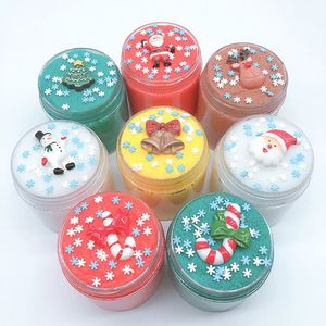 2025 popularité Offre Spéciale noël coloré magique changeant soie Slime Kit personnalisable pâte à modeler Slime Non toxique jouet éducatif - Product Image 1