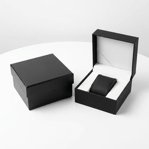 Boîtes et étuis à montres en cuir personnalisés en gros pour marques de montres, avec logo, faible MOQ, boîte à montres personnalisée avec couleurs. - Product Image 4