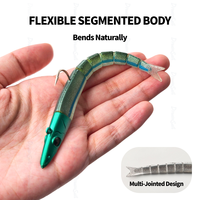 OEM ODM Sandeel Jig Head Yumuşak Yem Parçalı PVC Swimbait Çoklu Renkler 100mm 16g 130mm 27g