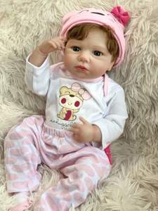 Muñeca Reborn Jieyang Water General, Cambia de Color, Simulador de <span class=keywords><strong>Sueño</strong></span> de Fantasía, 18 Pulgadas/45 cm, 50 2pai, 35 Pulgadas, Media Carcasa - Product Image 4