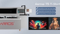 Imprimante DTG Garros T5 à faible consommation de prétraitement, réduction des coûts de revêtement, machine d'impression numérique textile