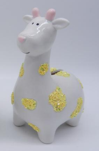 2025 vente chaude 3D peint <span class=keywords><strong>girafe</strong></span> forme céramique <span class=keywords><strong>tirelire</strong></span> décoration intérieure cadeau créatif cochon banque économie vaisselle - Product Image 4