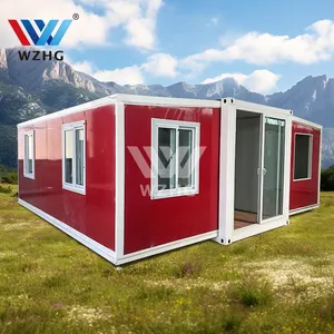 Excellent quality fabricated house prefab house 2 bedroom prefab homes with rest room for living