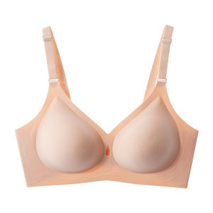 Sujetador Personalizado de Talla Grande 36-44 para <span class=keywords><strong>Mujer</strong></span>, Marca de Fábrica, Transpirable, con Relleno Push-Up y Diseño de Malla - Product Image 6