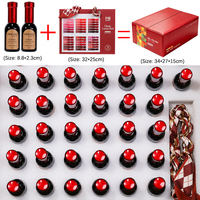 ZRKGEL – Kit de vernis gel classique rouge 36 couleurs, best-seller, sans TPO ni HEMA, haute pigmentation, pour salon de manucure, collection automne-hiver