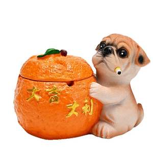 Cenicero con forma <span class=keywords><strong>de</strong></span> <span class=keywords><strong>calabaza</strong></span> Great Fortune, moderno, creativo, para el hogar, sala <span class=keywords><strong>de</strong></span> estar, anticanas voladoras, nuevo adorno <span class=keywords><strong>de</strong></span> regalo - Product Image 5