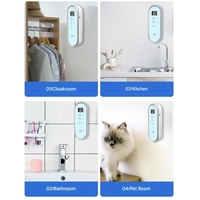 Design moderne, désodorisant pour litière de chat, éliminateur d'odeurs fortes, purificateur d'air en plastique