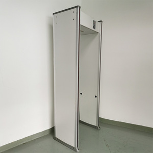 Portique détecteur de métaux haute sensibilité 18 zones pour inspection de sécurité aéroportuaire et ferroviaire, corps en aluminium gris - Product Image 2