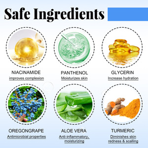 Tratamiento DE LA PIEL Ingredientes herbales Psoriasis ungüento acné dermatitis escroto eczema pitiriasis urticaria crema - Product Image 4