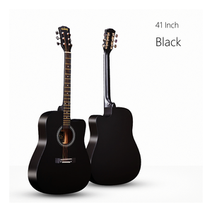 Jello KBT-QD-H41Q <span class=keywords><strong>guitare</strong></span> acoustique 41 pouces Folk Cutaway 6 cordes <span class=keywords><strong>guitare</strong></span> basse <span class=keywords><strong>classique</strong></span> - Product Image 4