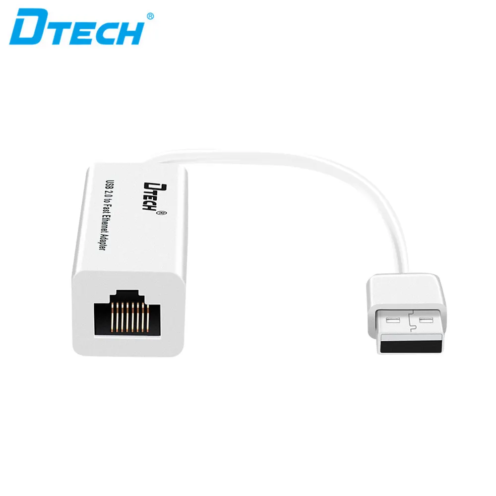 DTECH OEM USB 2.0 Rj45 arayüzü hızlı Ethernet adaptörü 10/100M USB 1.1 ağ kartı