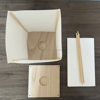 Fabrication en gros de lanternes à bougies artisanales, lanternes chinoises en bois flottantes sur l'eau, lanternes flottantes en papier biodégradable