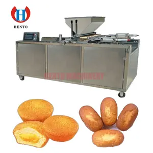 Automatische Broodjes Plakken Geïnjecteerd En Cake Gevuld Machine / Cup Cake Pasta Vulmachine/Cake Pasta Vulmachine