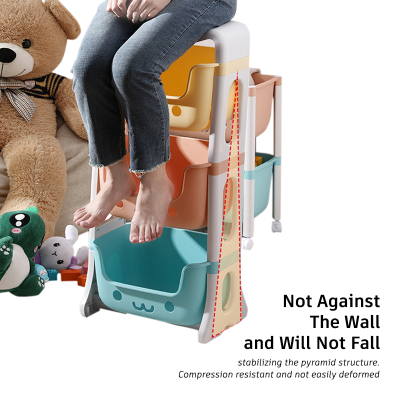 New Design High Quality Car Shape Child Cabinet Toys Storage Plastic Kids Cabinets Children