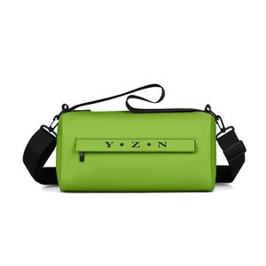 Y Z N Cylindrical Crossbody <b>Bag</b> <b>Black</b> Large Capacity Zipper Closure Everyday Women's Shoulder <b>Bag</b> Portable Outdoor Use - Product Image 4