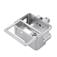 Service d'usinage CNC rapide en métal personnalisé OEM Pièces de cadre de caméra en alliage d'aluminium anodisé et de titane Matériau en acier inoxydable