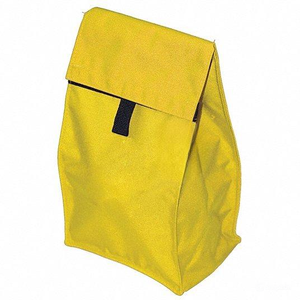 Bolsa de Almuerzo Reutilizable de Lona Amarilla - Bolsa Impermeable y Aislada con Cierre Enrollable para Almacenamiento de Alimentos y Viajes - Product Image 5