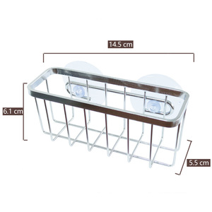 Carrello per lavello da cucina in acciaio inossidabile 304 con vassoio antigoccia porta spugna da cucina lavello caddy Organizer per lavello - Product Image 6