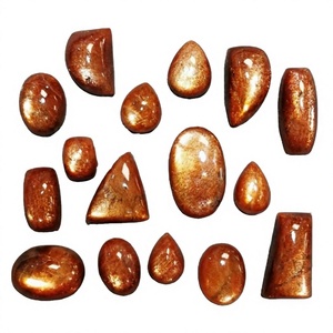 Vente en gros de pierres précieuses naturelles certifiées en quartz de cristal, pierres de Madras Fajan en pierre de soleil faites à la main de haute qualité, pierres précieuses en vrac pour bijoux, meilleur prix - Product Image 1