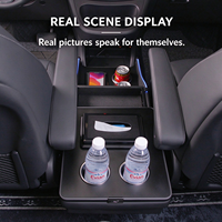 Boîte d'accoudoir Mercedes-Benz Vito W639 2003-2023, boîte de rangement pour console centrale de voiture avec charge sans fil pour Vito fourgonnette utilitaire