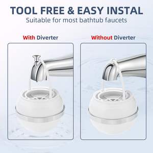 Portable Vitamin Spa Multi Stages Bath Ball High Output Bathtub <b>Shower</b> <b>Filter</b> Water Purifier for <b>Shower</b> Home for Bathtub - Product Image 3